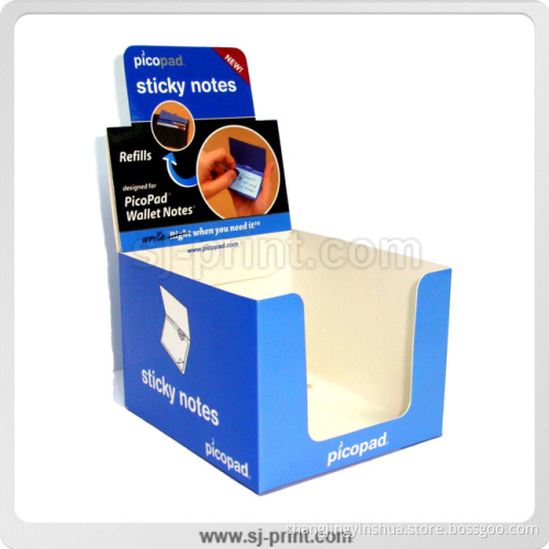 OEM Customized Pop Cardboard Desk Display Stand Box